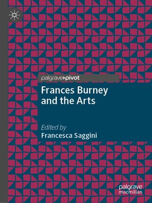 cover image of Frances Burney and the Arts